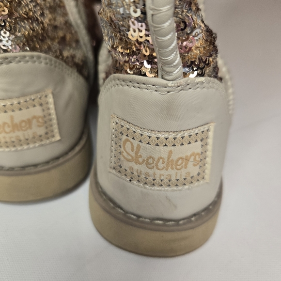 Skechers‎ Australia Gold Sequin Boots Womens Size 7 - Picture 5 of 9